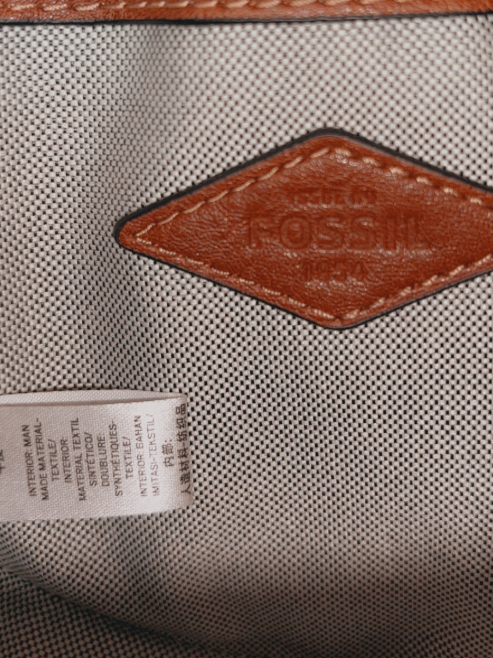 Fossil Harwell Small saddlebag Crossbody Bag NWOT - Picture 12 of 13